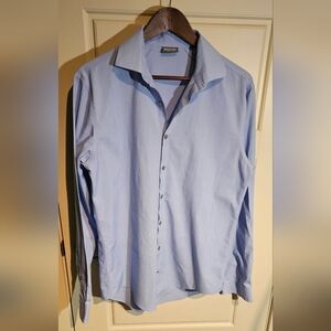KENNETH COLE REACTION- MEN'S slim-fit dress shirt beautiful light blue